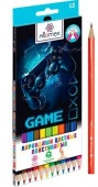 Карандаши пластик. 12цв. ATTOMEX "Game" 5022633 шестигр.,М,гриф.2,65мм,к/к - КОЛОРЛОН ВТД Новосибирск