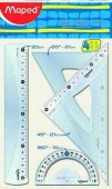 Набор геом. MAPED (4предм.) 242820 (линейка 20см,трансп.,2угол.) блист. - КОЛОРЛОН ВТД Новосибирск