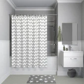 B07P118i11 Штора для ванной комнаты, 180*180см, полиэстер, B07P118i11, IDDIS - КОЛОРЛОН ВТД Новосибирск
