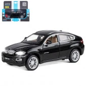 JB1251157ТМ"Автопанорама"Машинкаметалл1:32 BMW X6,черный,свет,звук,откр.двери,капот,багаж,инерция - КОЛОРЛОН ВТД Новосибирск
