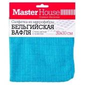 Салфетка из микрофибры 60158 БЕЛЬГИЙСКАЯ ВАФЛЯ 30см*30см М-60158 - КОЛОРЛОН ВТД Новосибирск