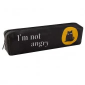 Пенал-косметичка КОКОС 200*50*40 "Not angry" 250431 прямоуг.,ПВХ,1отд. - КОЛОРЛОН ВТД Новосибирск