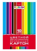 10Кц4_05934 Набор картона цветной Двухсторонний 10л 10 цв. А4ф в папке-Creative Set- - КОЛОРЛОН ВТД Новосибирск