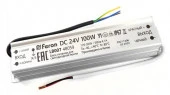 Трансформатор электронный 100W 24V IP67 (драйвер), LB007 FERON - КОЛОРЛОН ВТД Новосибирск