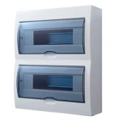 Luxray Бокс навесной 2х12М прозрачная дверь IP40 731-2000-024 - КОЛОРЛОН ВТД Новосибирск