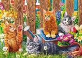37326500 дет. - Кошки в садупазл - КОЛОРЛОН ВТД Новосибирск