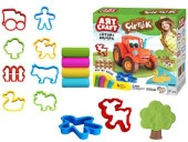 3558 Игрушка AЯT CRAFT Набор для лепки Моя ферма, тесто 4х50г - КОЛОРЛОН ВТД Новосибирск