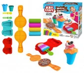 3556 Игрушка AЯT CRAFT Набор для лепки Вафли и мороженое, тесто 4х50г - КОЛОРЛОН ВТД Новосибирск