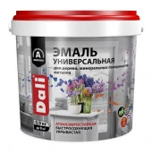 DALI Эмаль универсальная База С, полуматовая RAL9010, 0,9кг - КОЛОРЛОН ВТД Новосибирск