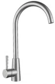 Смеситель д/кухни GROSS AQUA, 3211611SS, Neosteel, нержсталь - КОЛОРЛОН ВТД Новосибирск