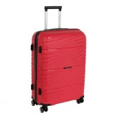 РР820 (3-ой) Red красный (24") пластик PC  чемодан средний - КОЛОРЛОН ВТД Новосибирск