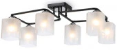 TR303224/6 BK/CH/FR черный/хром/белый матовый E27*6 max 60W 615*390*220 - КОЛОРЛОН ВТД Новосибирск