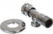 Кран вентильный угловой TeRma (ручка круглая) 1/2"х1/2" 33759 - КОЛОРЛОН ВТД Новосибирск