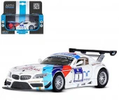 JB1251302ТМ"Автопанорама"Машинкаметалл1:32 BMW Z4 GT3,белый,свет,звук,откр.двериикапот,инерция - КОЛОРЛОН ВТД Новосибирск