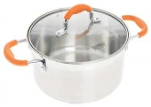 Кастрюля c крышкой, 20*11,5 см, 3,5 л, нерж. сталь, Tezoro, Esprado , TEZL20SE101 - КОЛОРЛОН ВТД Новосибирск