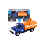 1200099ТМ "Автопанорама" Машинка металлическая "Бензовоз", 1:52, цвет синий, инерцияк, в/к 16,1*6,1* - КОЛОРЛОН ВТД Новосибирск