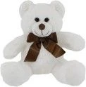 BH5486 Игрушка мягкая Медведь, с бантом, сидит Размер: 20х20х25см (Цвет: белый) ТамТам - КОЛОРЛОН ВТД Новосибирск