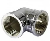 Уголок (хром)  3/4" с внутренней резьбой  K-LF033 TIM - КОЛОРЛОН ВТД Новосибирск