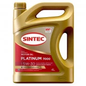 Масло моторное Sintec Платинум 7000 5W30 SL/CF 4л синт - КОЛОРЛОН ВТД Новосибирск