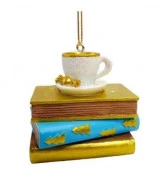 Новогоднее подвесное украшение Книги из полирезины / 5,7x5,5x4,5см арт.89378 - КОЛОРЛОН ВТД Новосибирск