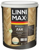 Лак акриловый LINNIMAX Аква Лак для паркета и полов SM шелковисто-матовый 0,9 л - КОЛОРЛОН ВТД Новосибирск