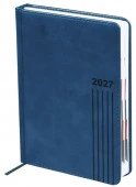 Ежедневник дат 2027г., А5, 176л., твердый переплет, BG "Vesper Index. Blue", синий, блок с индек.выр - КОЛОРЛОН ВТД Новосибирск