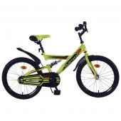 299419 Велосипед подр20"prime,mr1-тип,задн.нож.торм,крылья,звон,аморт,жест.вилка,салат/чер.MUSTANG - КОЛОРЛОН ВТД Новосибирск