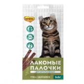 Мнямс лакомые палочки 13,5 см для кошек с цыпленком и уткой 3х5 г - КОЛОРЛОН ВТД Новосибирск