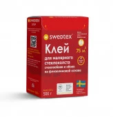 Клей сухой  500г SWEDTEX СУПЕР Для стеклообоев, флизелиновых и других видов тяжёлых обоев - КОЛОРЛОН ВТД Новосибирск