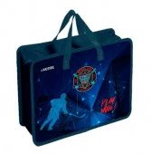 Папка пластик,с ручками А4 deVENTE "Hockey" 8054440 с расш.10см,400мкм - КОЛОРЛОН ВТД Новосибирск