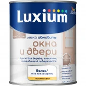 Краска Luxium Окна и Двери п/мт BW 0,75л - КОЛОРЛОН ВТД Новосибирск