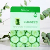 Farmstay Тканевая маска для лица с экстрактом огурца Visible Difference Mask Sheet Cucumber 23 мл - КОЛОРЛОН ВТД Новосибирск