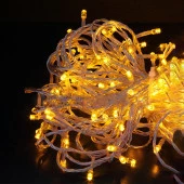 Гирлянда для дома 24м, 300 ламп LED, Желтый, прозр.пров., с возмож. соединен 128-004 - КОЛОРЛОН ВТД Новосибирск