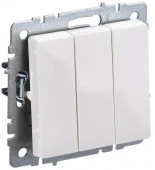 IEK BRITE Выключатель 3кл. 10А белый - КОЛОРЛОН ВТД Новосибирск