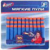 270377 Пули мягкие для бластеров 30шт., 17*4,5*17,2см ИГРАЕМ ВМЕСТЕ в кор.2*144наб - КОЛОРЛОН ВТД Новосибирск