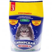 СИБИРСКАЯ КОШКА наполн. 3л СУПЕР(комкующ.)- АКЦИЯ +20% - КОЛОРЛОН ВТД Новосибирск