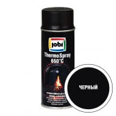 JOBI Эмаль аэрозольная термостойкая 650С черная (520мл / 270гр; 12шт) - КОЛОРЛОН ВТД Новосибирск