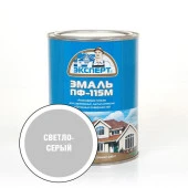 ЭКСПЕРТ Эмаль ПФ-115 глянц св.-серая (0,8кг; 6шт) - КОЛОРЛОН ВТД Новосибирск