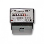 Счетчик Меркурий 201.7 1ф 5-60А однотарифный, кл.точ. 1.0, D, ЭМОУ - КОЛОРЛОН ВТД Новосибирск