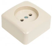 751-0300-121 VIOLA Розетка б/з крем (керамика) - КОЛОРЛОН ВТД Новосибирск