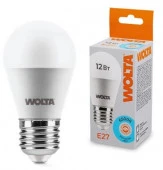 12WЛампа WOLTA 25W45GL12E27 "Шар" G45 12Вт 1050лм 6500К Е27 - КОЛОРЛОН ВТД Новосибирск