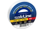 Изолента ПВХ 15мм/20м/0,15мм белая SAFELINE - КОЛОРЛОН ВТД Новосибирск