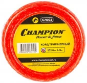Леска CHAMPION  Twisted Square 2.0мм* 15м (витой квадрат) - КОЛОРЛОН ВТД Новосибирск