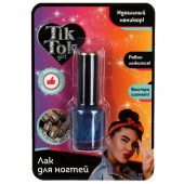 Лак для ногтей с блестками, СИНИЙ, 10 мл TIK TOK GIRL  LB61760TTG - КОЛОРЛОН ВТД Новосибирск
