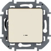 Legrand INSPIRIA Слоновая кость Переключатель 1кл. с подсв 673661 - КОЛОРЛОН ВТД Новосибирск