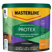 Защитная пропитка Masterline Protex  Сосна 2,5л - КОЛОРЛОН ВТД Новосибирск