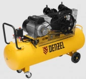 Компрессор воздушный рем. привод BCV2300/100, 2,3 кВт, 100 литров, 440 л/мин// Denzel - КОЛОРЛОН ВТД Новосибирск