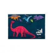 55402  КОНВЕРТ ПЛАСТ. НА КНОПКЕ, A4, ЕRICH КRAUSE® DINO PLANET, 0.16 ММ, РАЗНОЦВЕТНЫЙ /12/240/ - КОЛОРЛОН ВТД Новосибирск