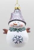Украшение Моя Ёлочка новогоднее Снеговик 11х6.8х5.8см арт.2024-3903 Код273383 - КОЛОРЛОН ВТД Новосибирск