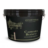 МИЛАНО Декоративная штукатурка с эффектом камня травертин PARADE Carrara Bianco 10л - КОЛОРЛОН ВТД Новосибирск